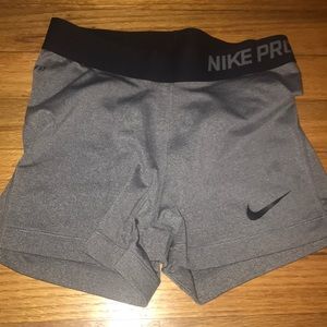 Women’s Nike pro spandex shorts
